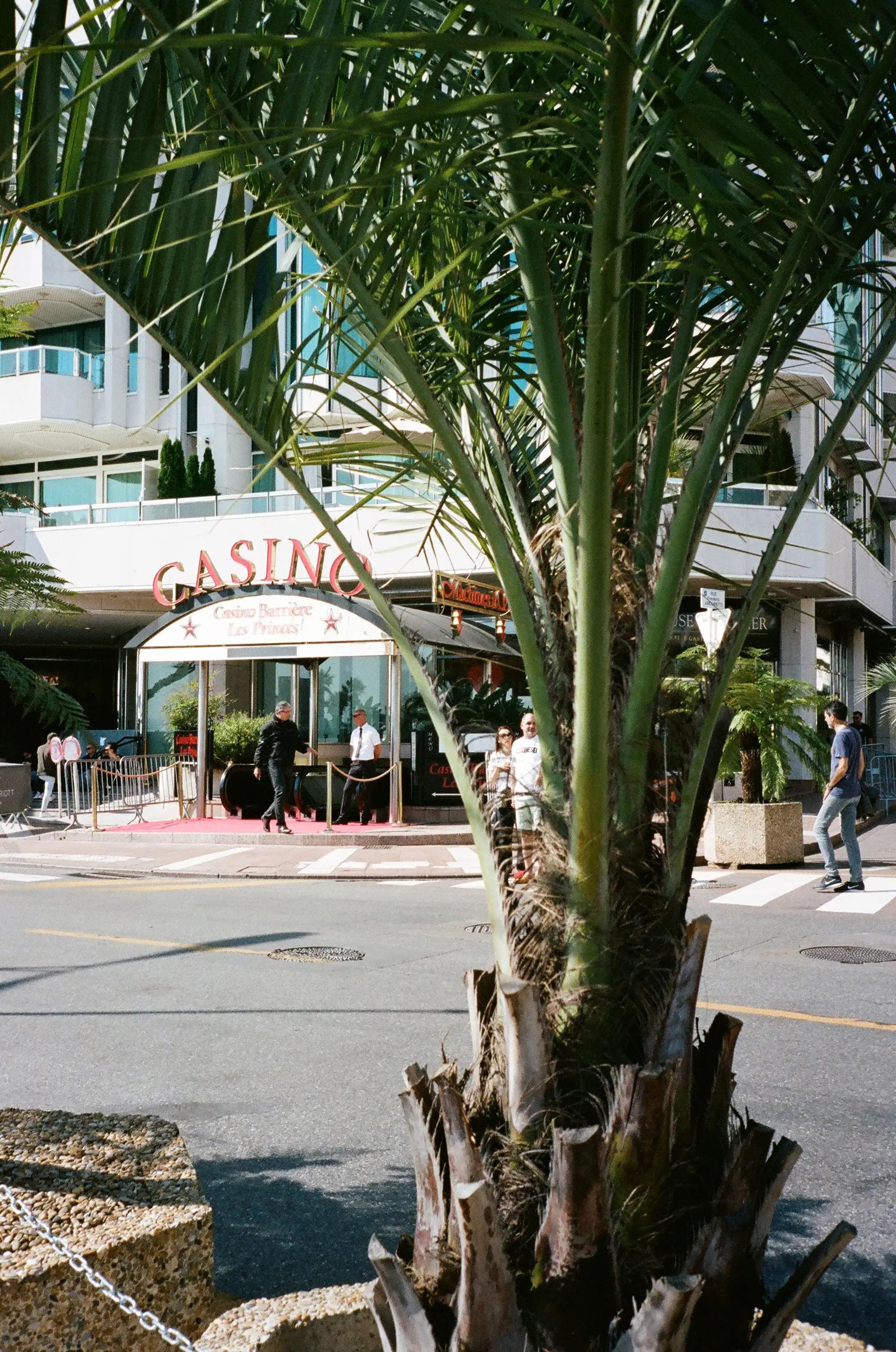 Luxury hotel entrance