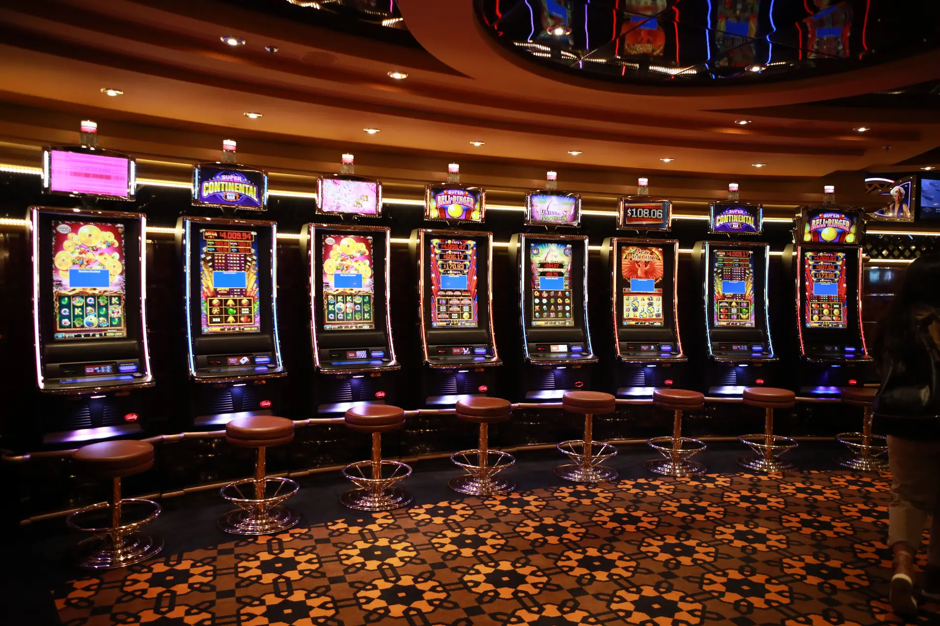 Modern casino slot machines