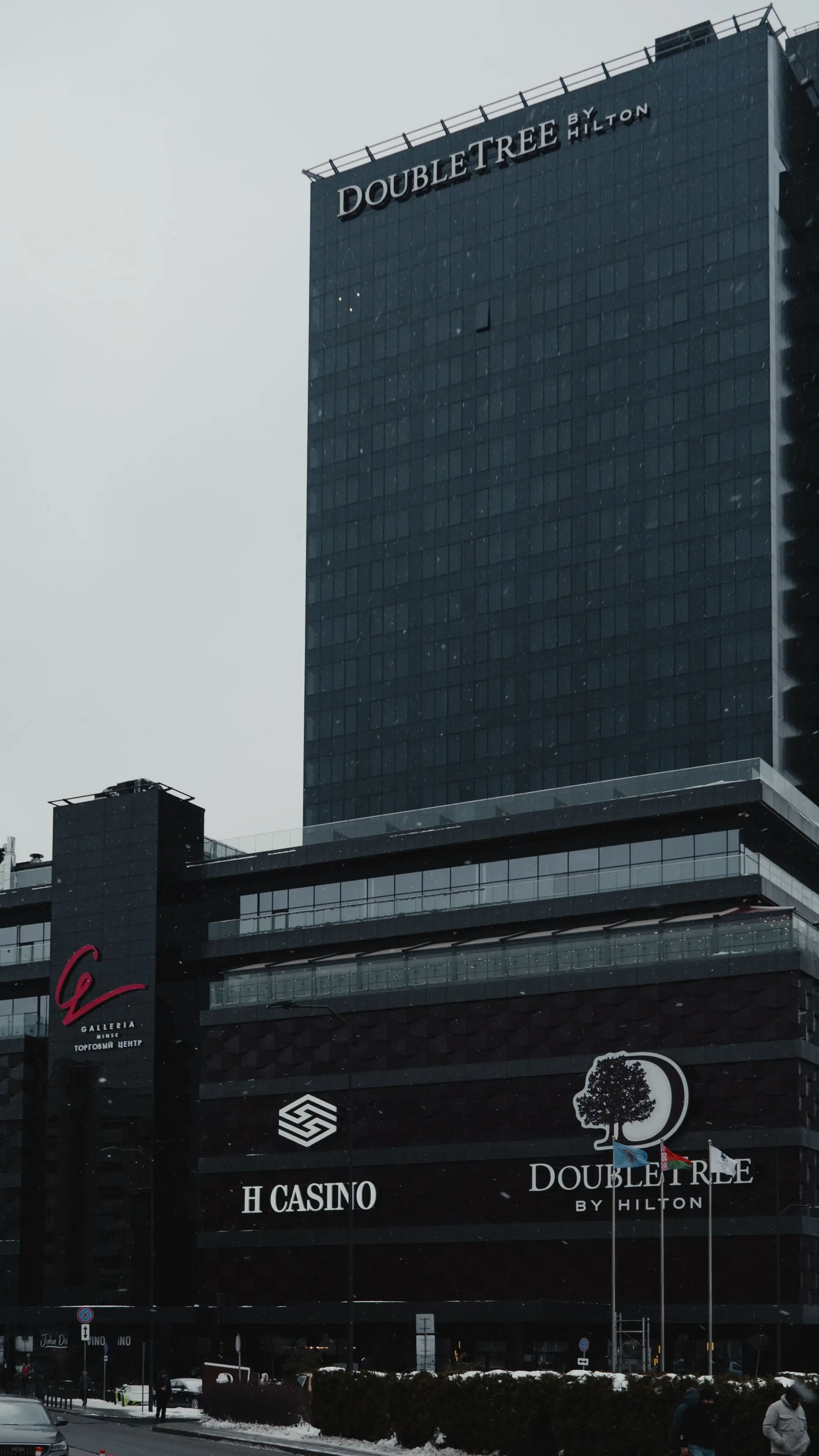 Modern hotel skyscraper