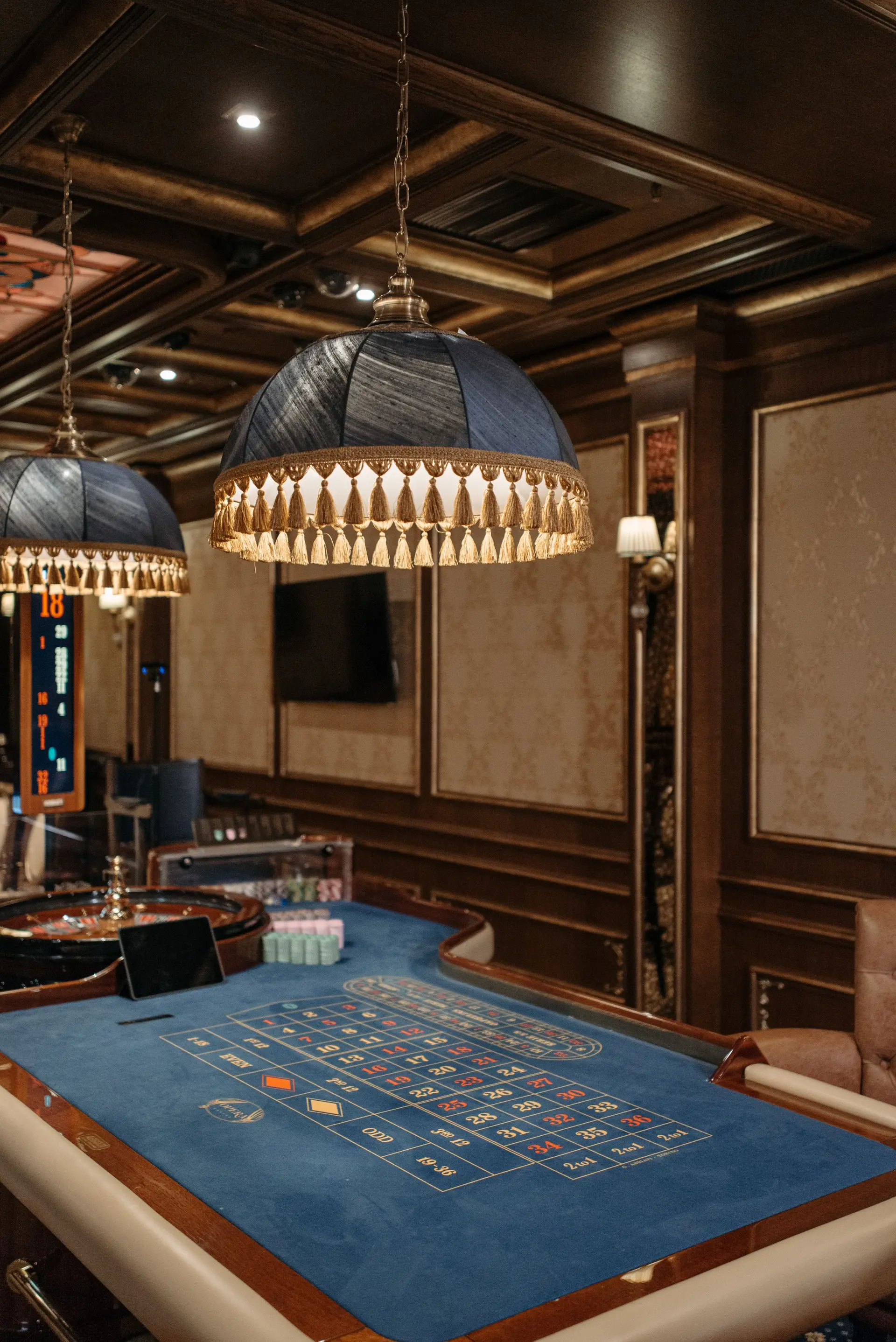 Casino roulette wheel