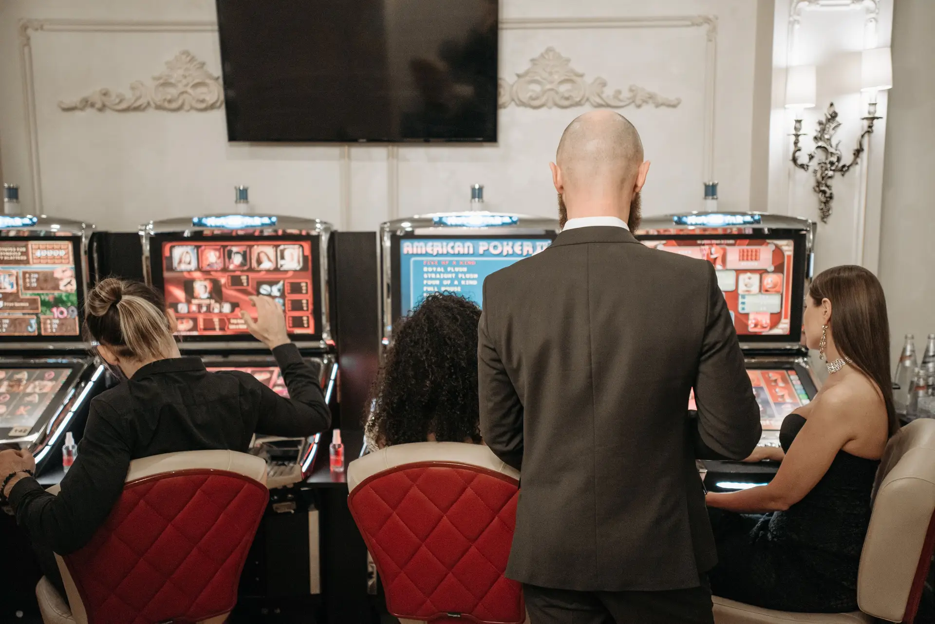 Guests enjoying casino entertainment